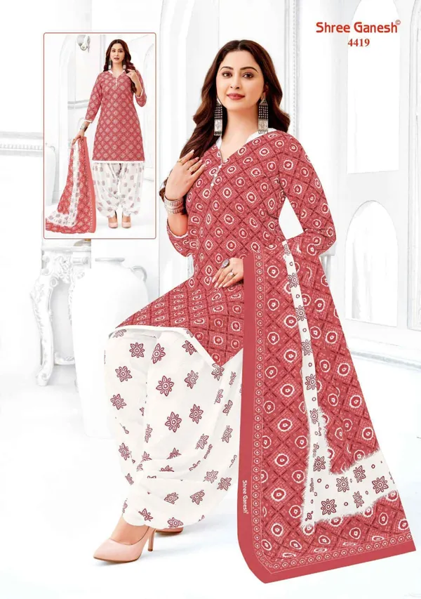 Sree Ganesh Salwar With Patiyala Pant SP4419